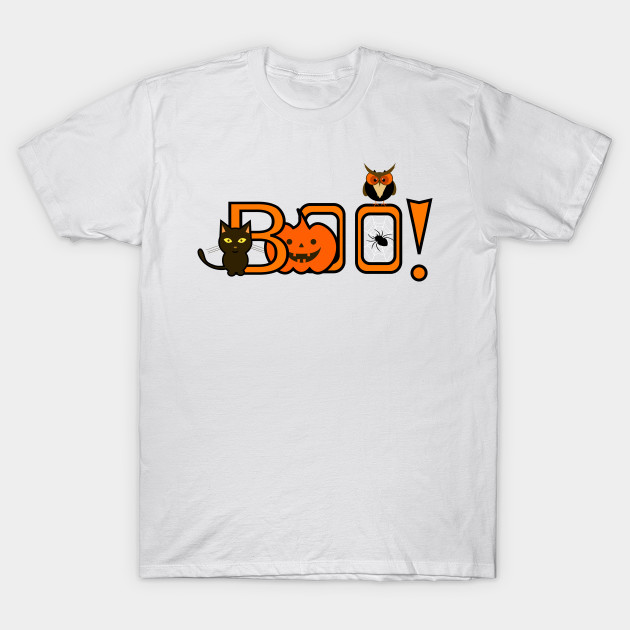 Boo, it's Halloween T-Shirt-TOZ